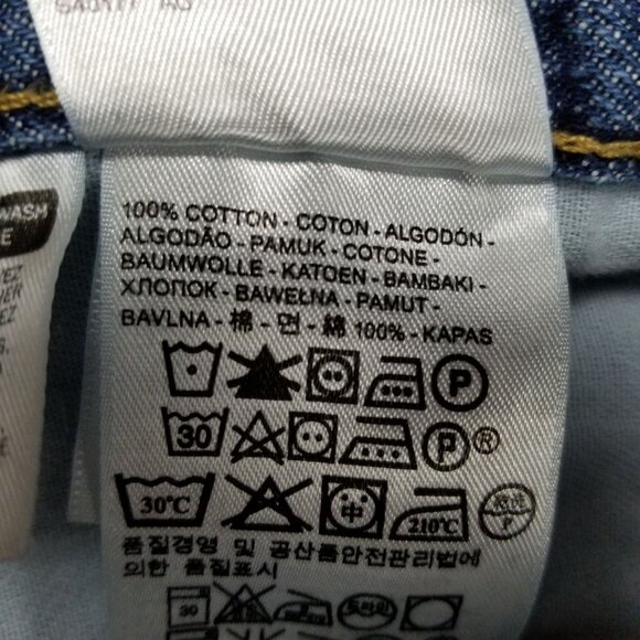 Levis Jeans Mens 40 Blue High Rise Relaxed Fit Tapered Leg Denim Shorts - Picture 12 of 15